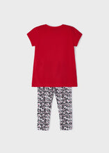 Load image into Gallery viewer, 2 piece red legging set 3787
